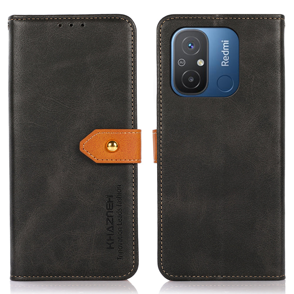 KHAZNEH For Xiaomi Redmi 12C 4G 11A 4G Cowhide Texture Flip Leather Wallet Cover Stand Anti-drop Phone Case KHAZNEH For Xiaomi Redmi 12C 4G 11A 4G Cowhide Texture Flip Leather Wallet Cover Stand Anti-drop Phone Case